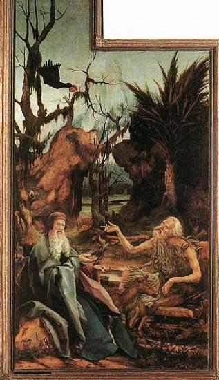 Matthias Grunewald Sts Paul and Anthony in the Desert